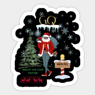 Gq santa Sticker